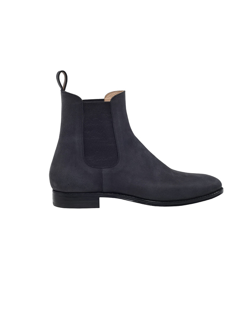 Chelsea Boots Nubuk schwarz