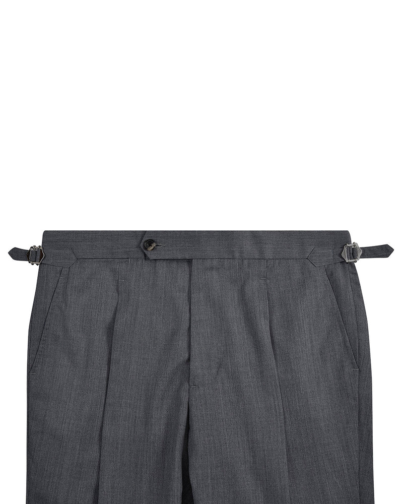 Mid Grey Wool Dress Pant