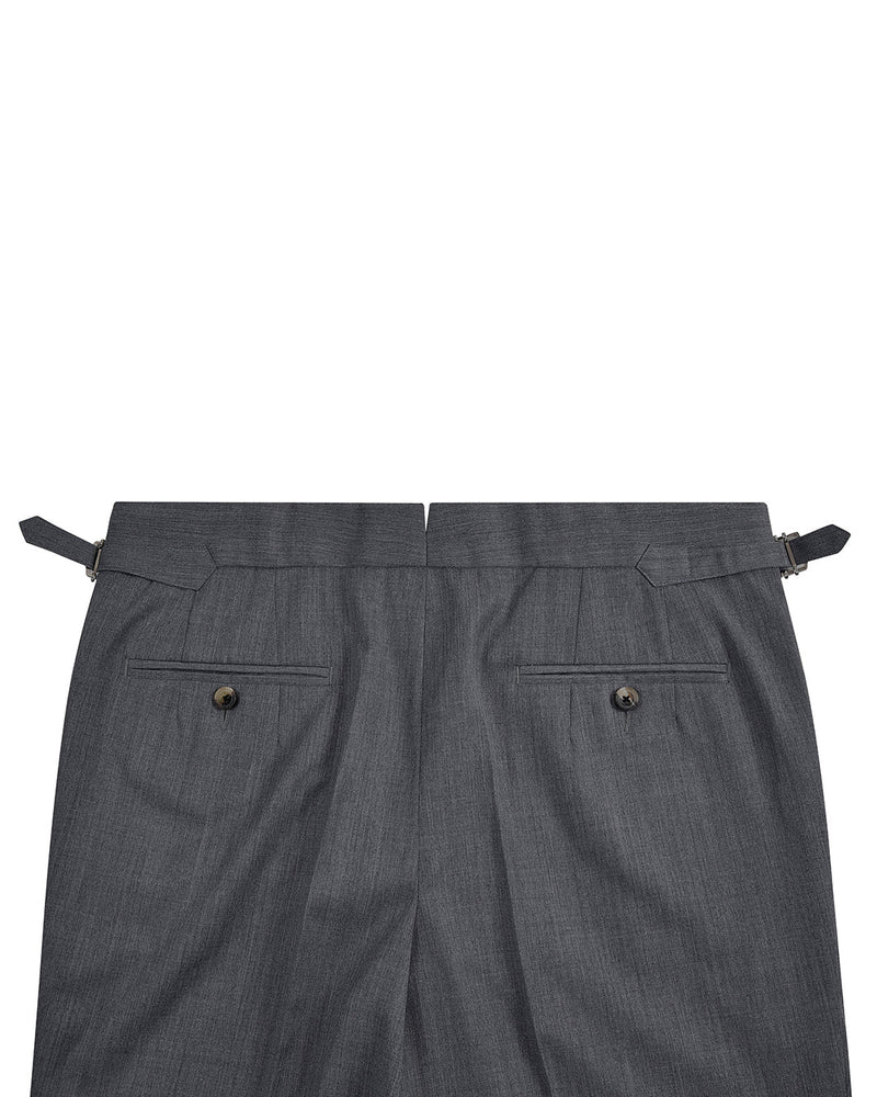 Mid Grey Wool Dress Pant