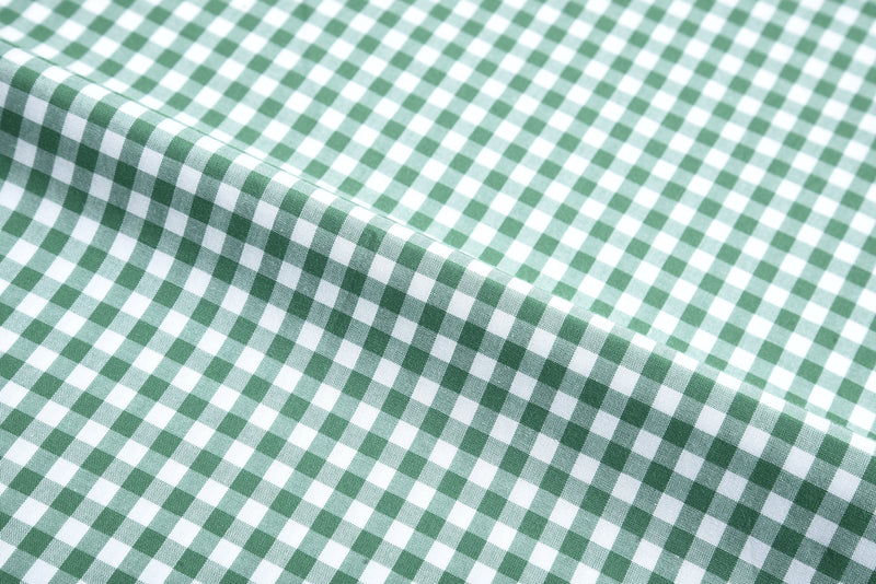 Grüne Gingham-Karos