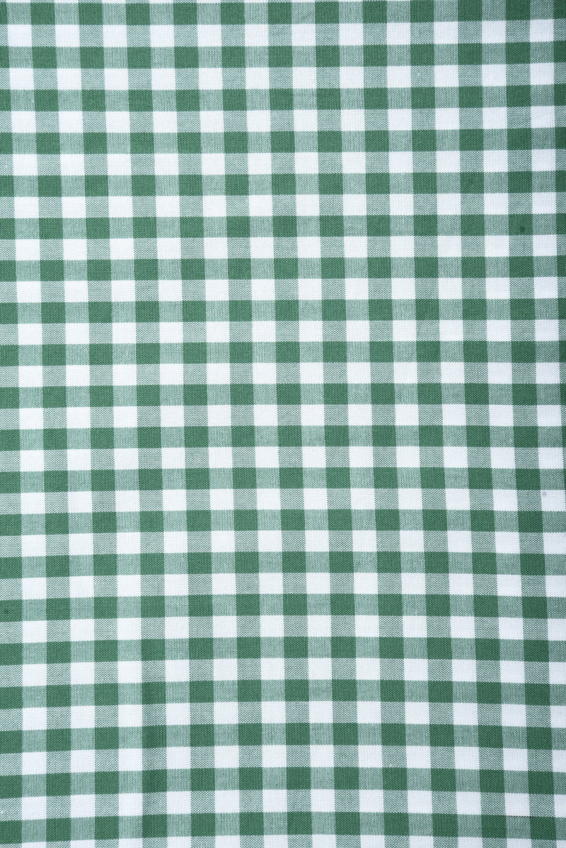 Grüne Gingham-Karos
