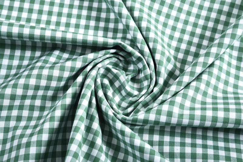 Grüne Gingham-Karos