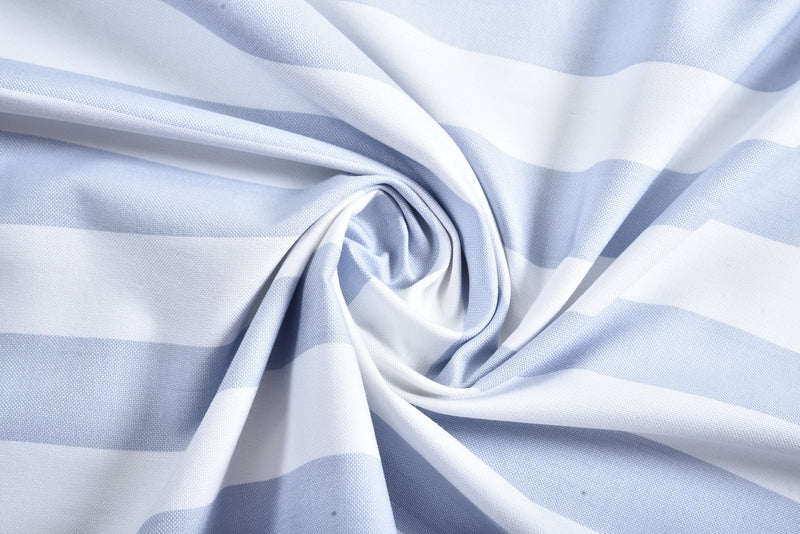 Rayures horizontales bleues et blanches