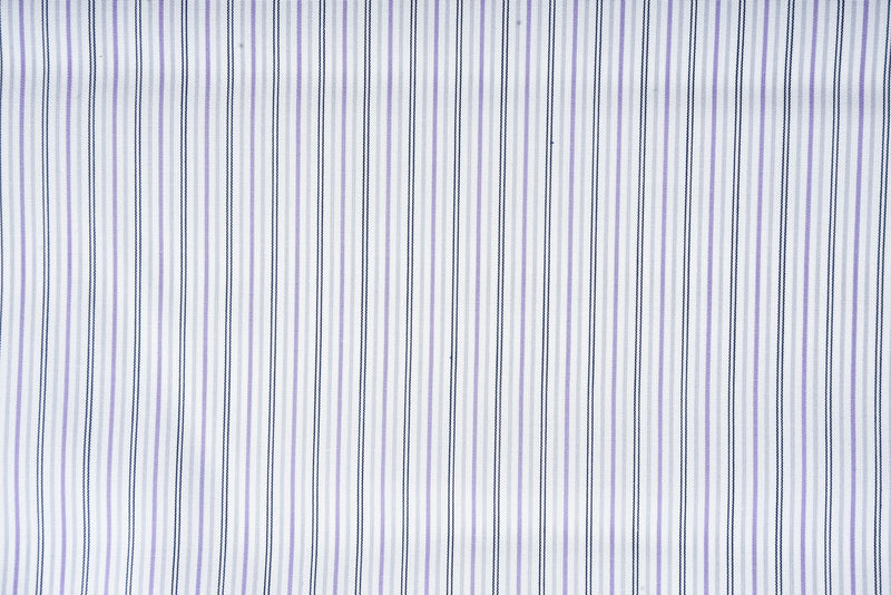 Alumo Gris clair et violet fines rayures marine