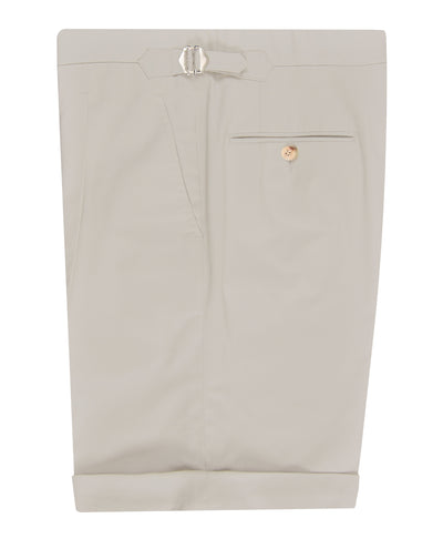 Short en sergé ivoire