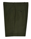 Genua Chino: Olivgrüne Shorts