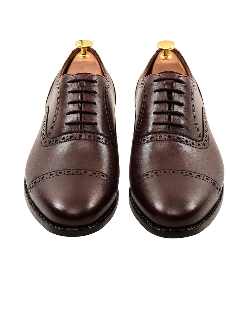 Captoe Oxford Semi Brogue Burgund