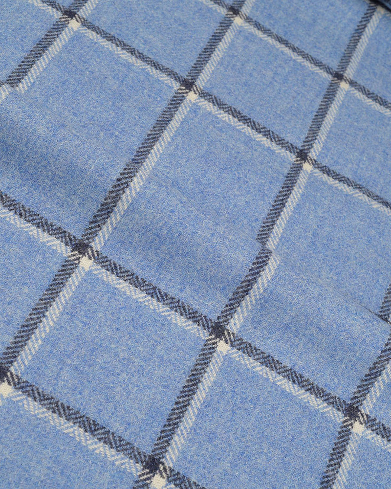 Dugdale Tweed: Blue Windowpane Jacket