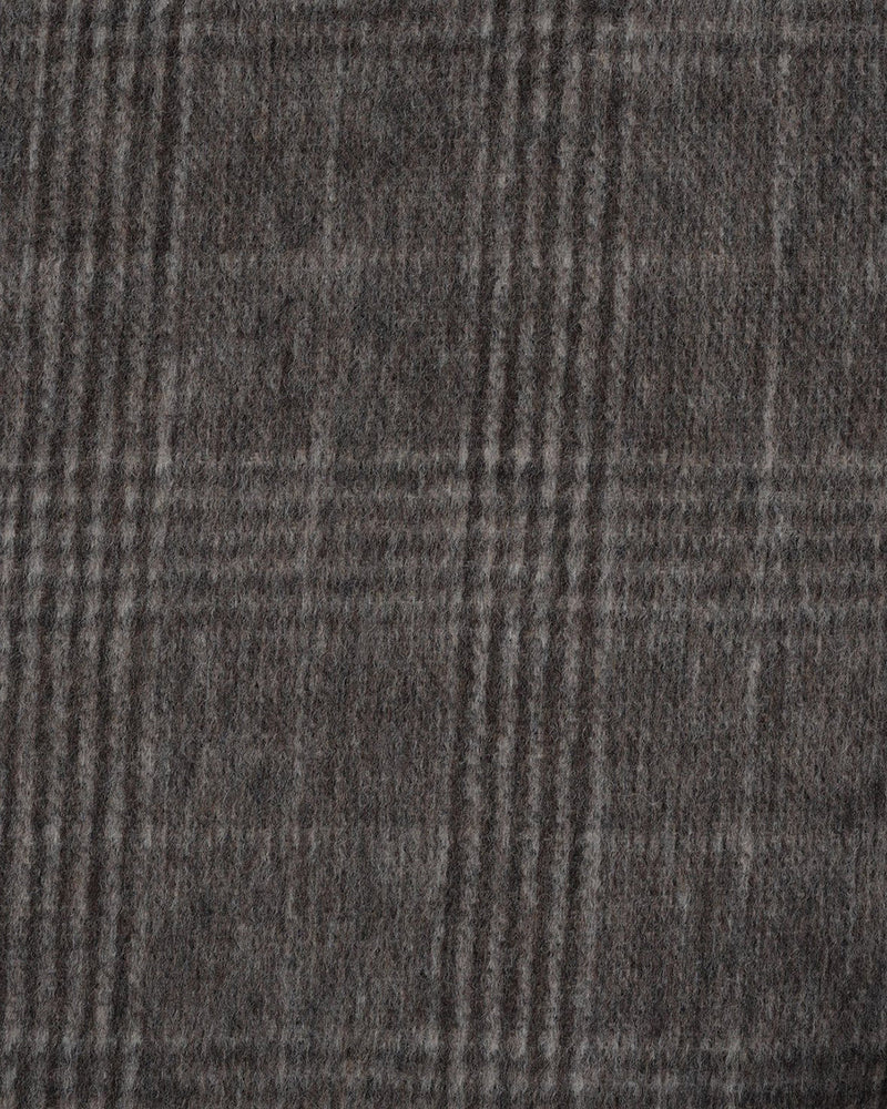 Loro Piana: Brown Glen Checks Cashmere