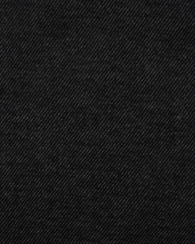 Nachtgrauer Baumwoll-Gabardine-Twill