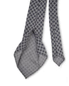 Grey Floral Tie