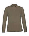 EZS Aria Olive Langarm-Polohemd