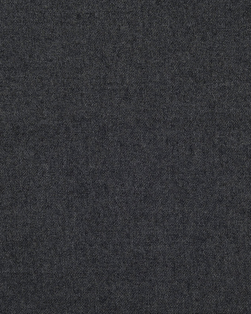 Dugdale Dark Grey Wool Flannel High Waisted Pant