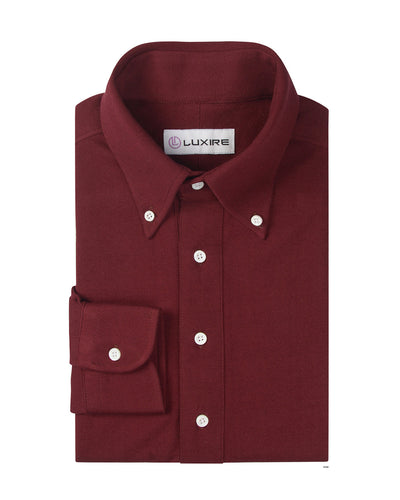 Polo uni bordeaux