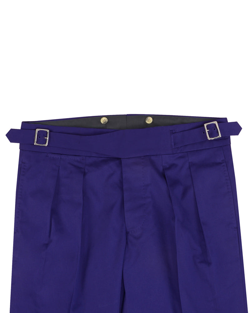 Dunkelkönigsblaue Satin-Baumwolle
