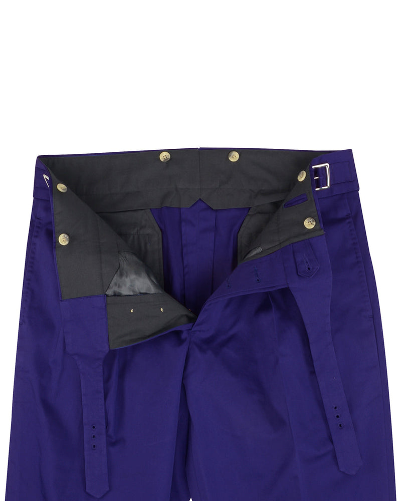 Dunkelkönigsblaue Satin-Baumwolle
