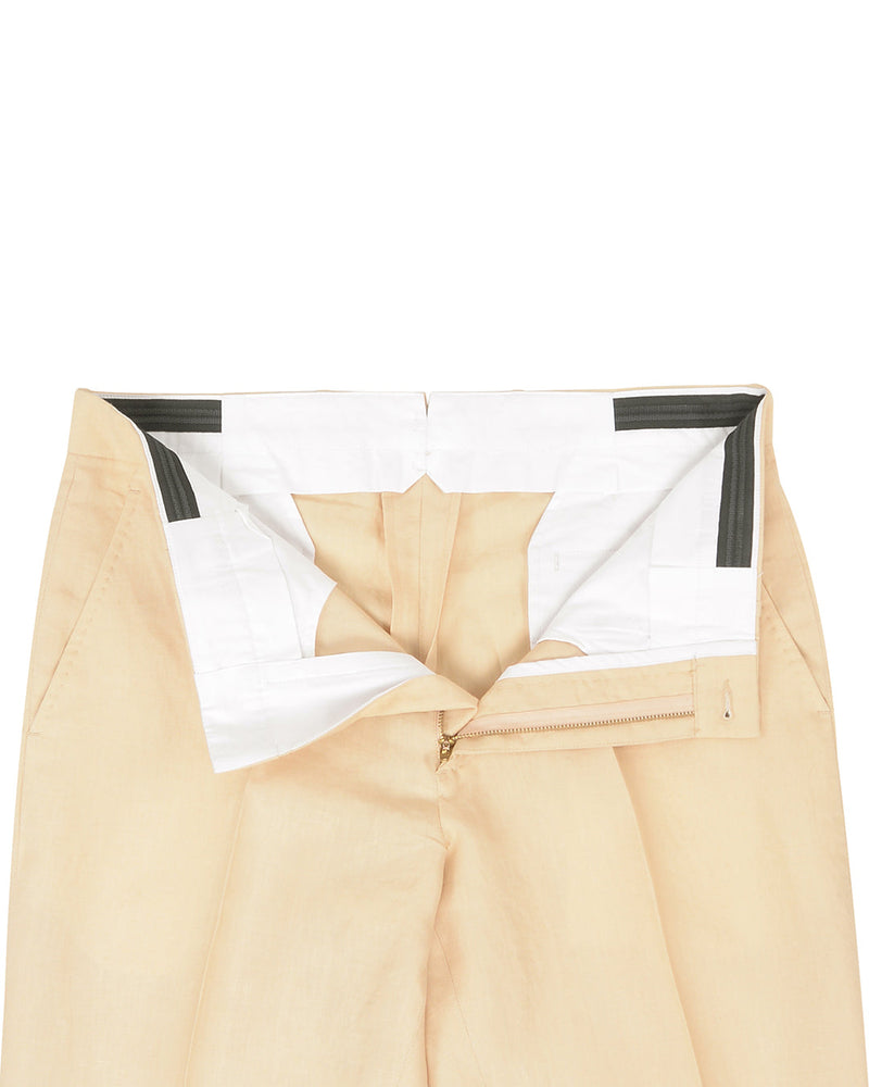 Dugdale-Leinen: Beige Uni