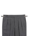 Dugdale New Fine Worsted Tropical Wool - Grey High Waisted Pant