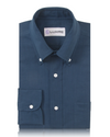 Marineblaues Chambray-Hemd