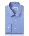 Blauer Slub Pinpoint Oxford