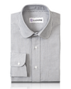 Schwarzes Kleid Streifen Oxford
