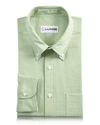Grüner kleiner Gingham-Seersucker
