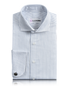 Monti blauer Nadelstreifen-Twill