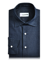 Indigo Denim Wabash bedruckt