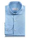 Business-Hemd: Himmelblauer Twill
