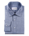 Cobalt Blue Dress Shirt End on End