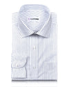Luxire Presto: Monti Blue Pin Stripes Twill-Hemd