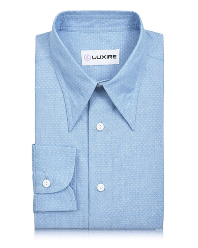 Dotted Pale Blue End on End