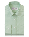 Baumwolle Poly: Grünes End-On-End-Shirt