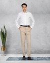Britische Khaki-Kleiderhose von Genoa
