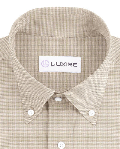 Cotton Poly: Light Beige End On End