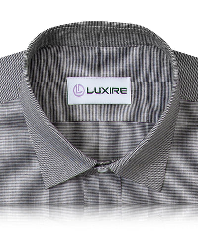 Grey Micro Houndstooth