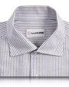 Chemise Oxford à rayures violettes