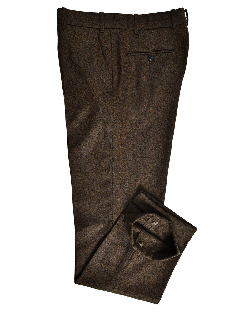 ETHomas: Tabakbrauner klassischer Flanell