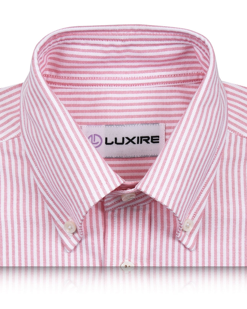Oxfordhemd mit rosa Streifen