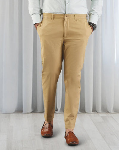 Pantalon chino kaki de Gênes