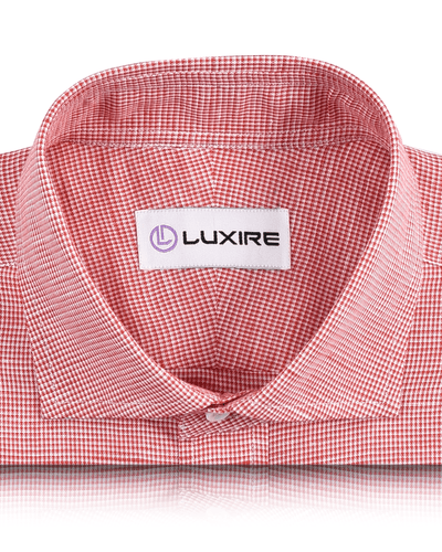 Cotton Linen: Red White Micro Checks