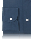 Marineblaues Chambray-Hemd