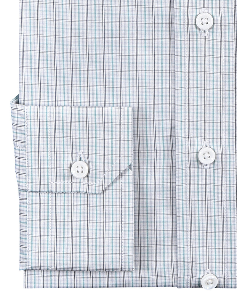 Tattersall-Karos in Alumo Green und Navy