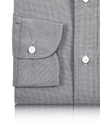 Chemise gris foncé du soir à rayures horizontales