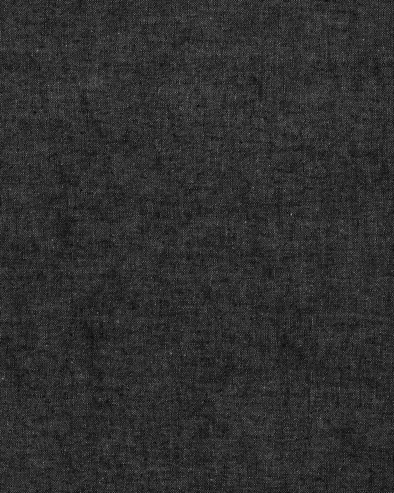 Dunkelgraues Chambray-Hemd