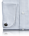 Monti blauer Nadelstreifen-Twill