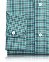 Oxford mit Karomuster in Blau und Grün