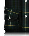 Tartan-Karo-Grün-Schwarz-Gelb-Hemd