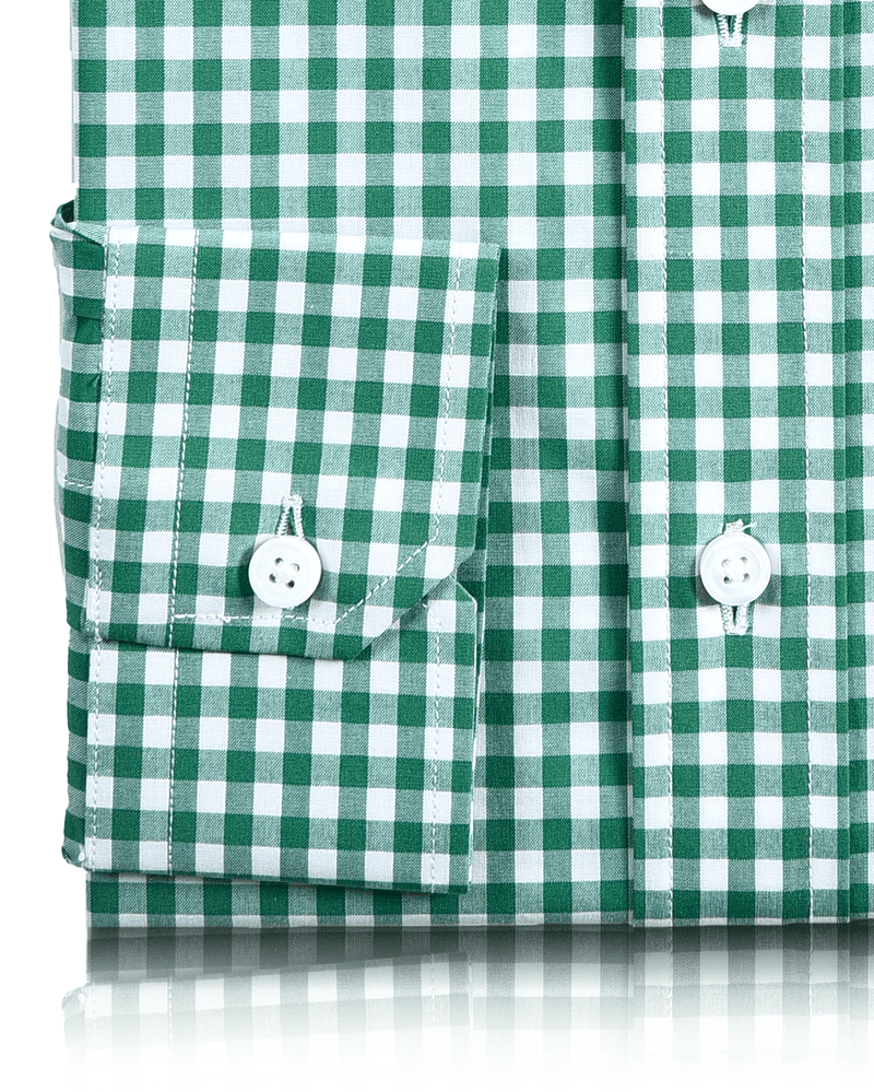 Grüne Gingham-Karos