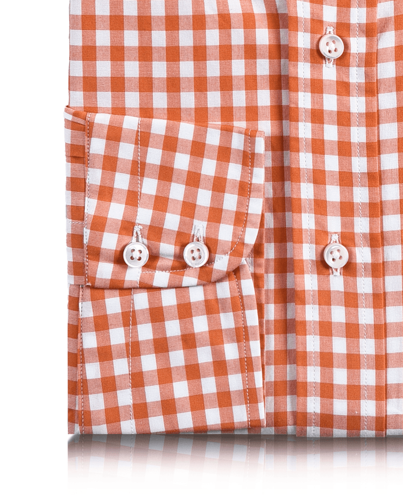 Baumwolle Orange Gingham